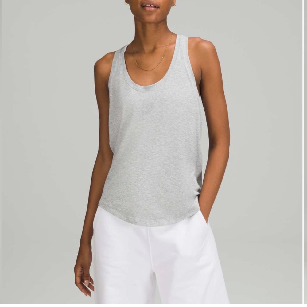 lululemon athletica Light Gray Love tank